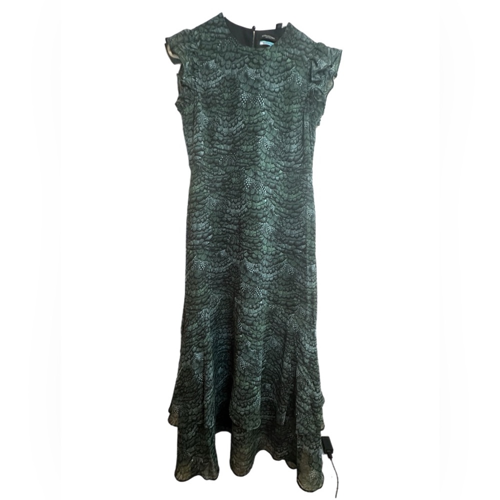 Scotch & Soda Emerald Reptile Print Dress